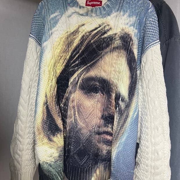 슈프림 커트코베인 니트