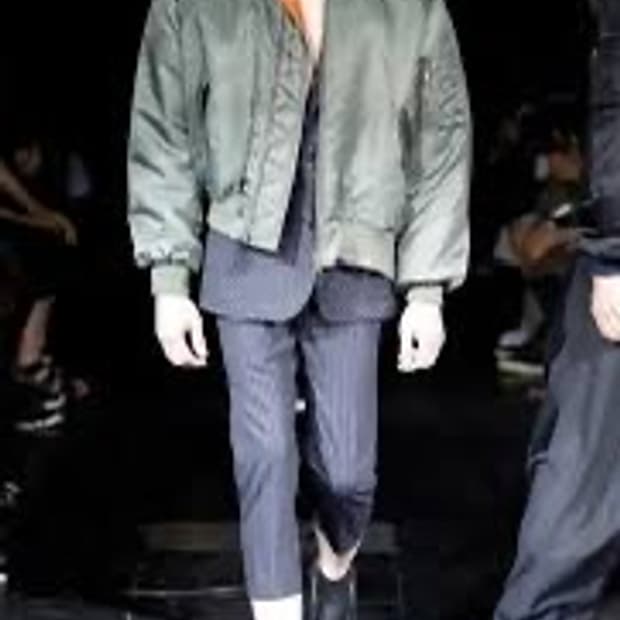 와이프로젝트 비대칭 레이어드 봄버자켓