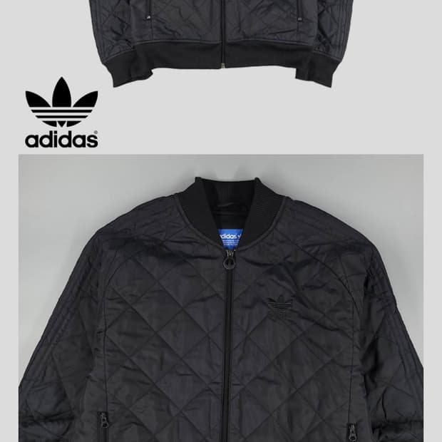 아디다스 퀄팅 자켓