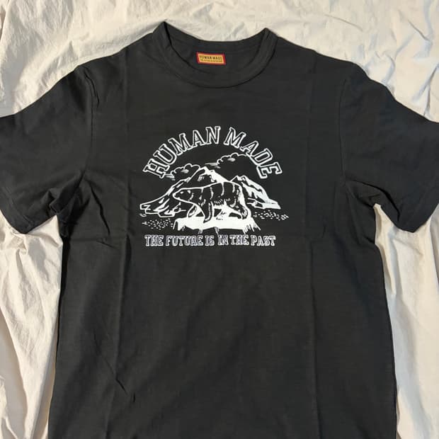 휴먼메이드 / 그래픽 티셔츠 블랙 / L