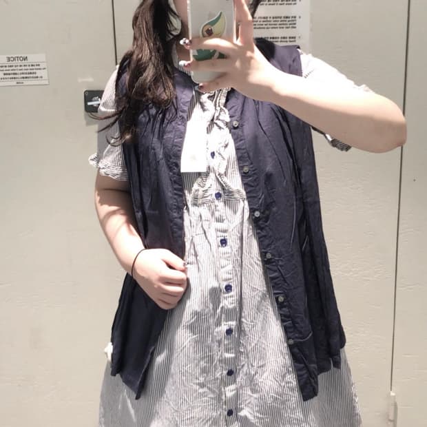 빈티지 블루모리걸 세트 하구미