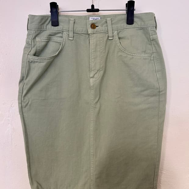 Lee 연두색 스커트 Studio CLIP 콜라보