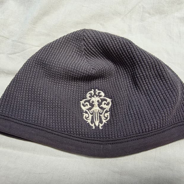 올드 크롬하츠 대거 바이커 써말 와플 비니 90s 빈티지