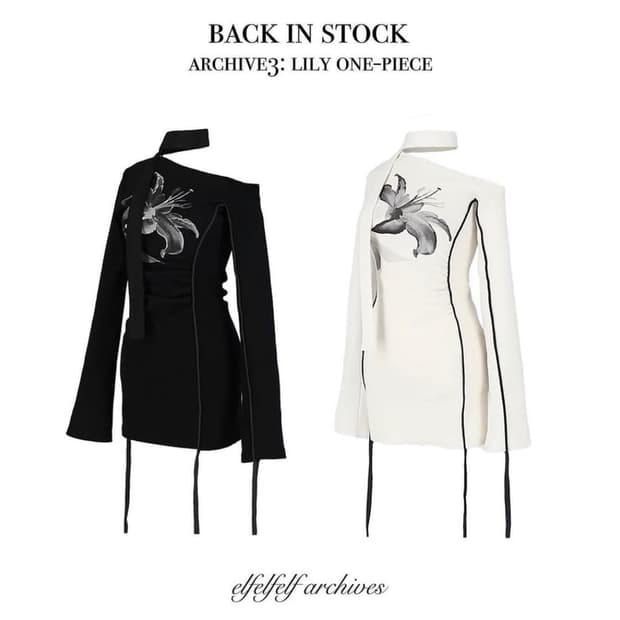 엘프엘프엘프 아카이브 lily onepiece 2컬러