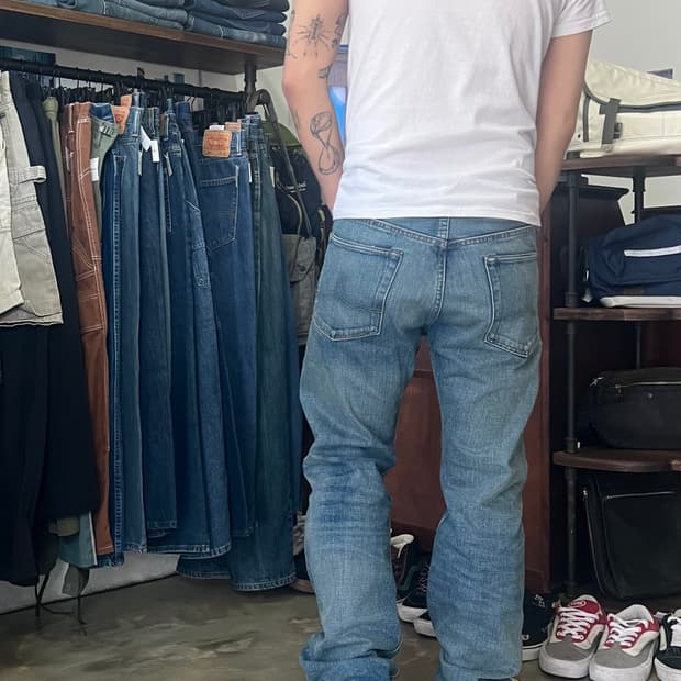 RRL Straight Leg Selvedge Denim 34x32