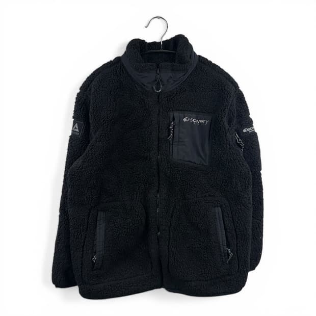 (150) 디스커버리 키즈/우먼스 양털 플리스 자켓 블랙
