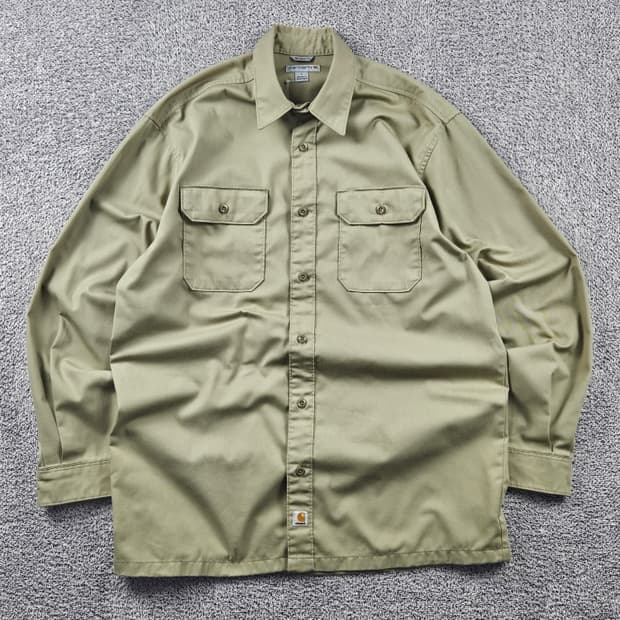 칼하트 폴리 코튼 포켓 워크 셔츠 ( L ) / 11278