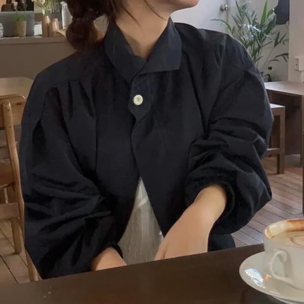 프렌치오브 텐즈 블루종 바람막이 자켓