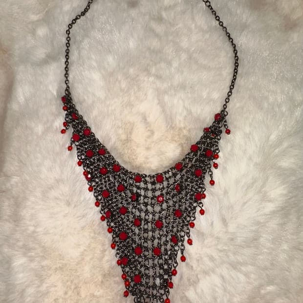 오리엔탈 고스펑크 레이어드 목걸이