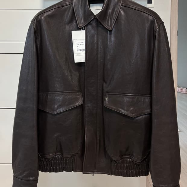 인더로우 리더 A2 자켓 다크 브라운 1size