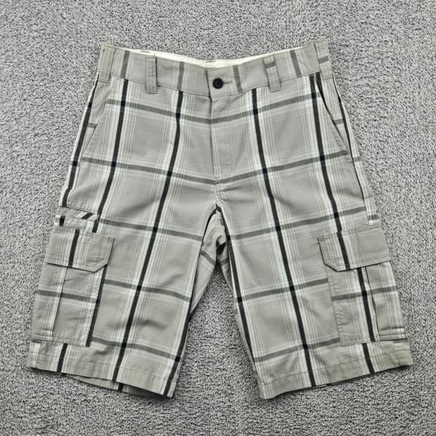 디키즈 체크 카고 쇼츠 반바지 ( 32" ) / 11916