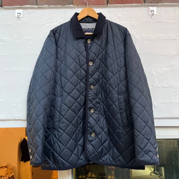 Kent 퀼팅 네이비 자켓 3L