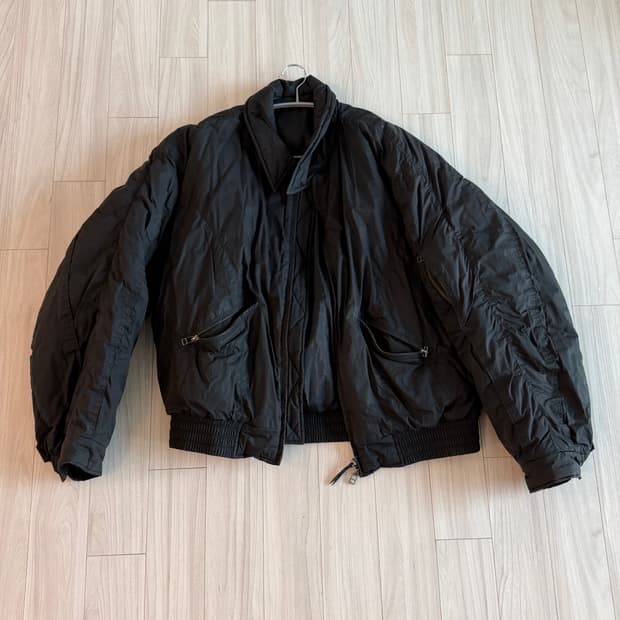 쿠어 퍼프 플라이트 ma-1 패딩 블랙