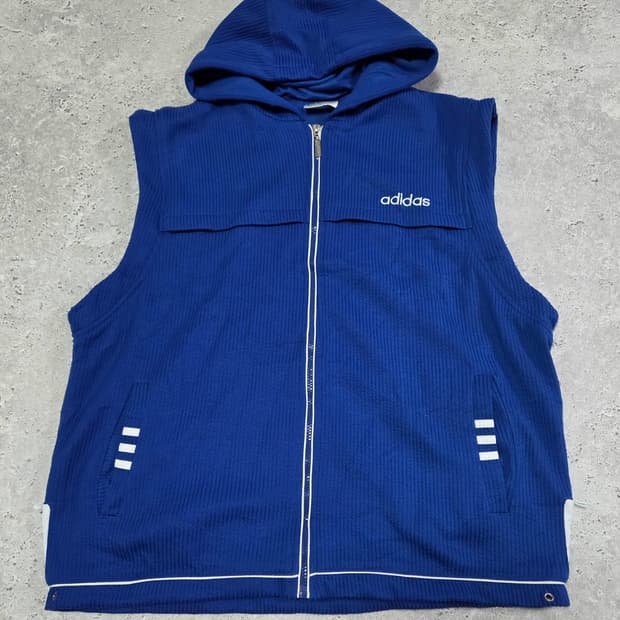 90s ADIDAS 후드베스트/107