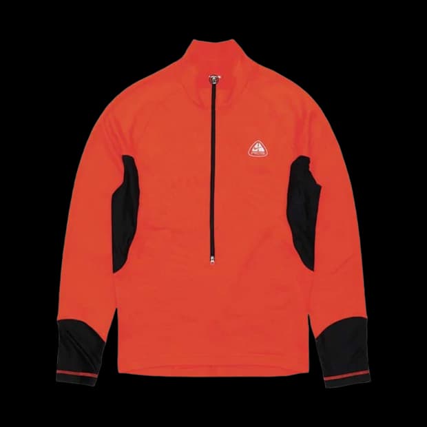 나이키 ACG 오리건시리즈 리이슈 폴라텍 풀오버 반집업피칸테 레드 M