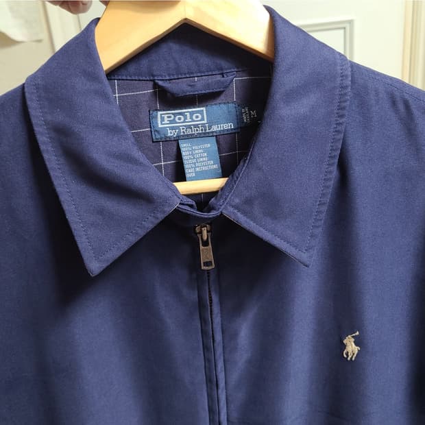 (100) 폴로 바이스윙 블루종 스윙탑 네이비 자켓 점퍼