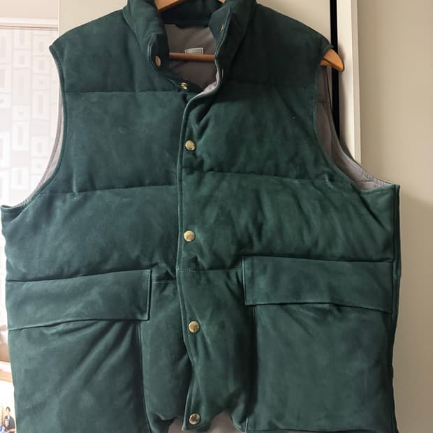 아프레쎄 스웨이드 패딩베스트