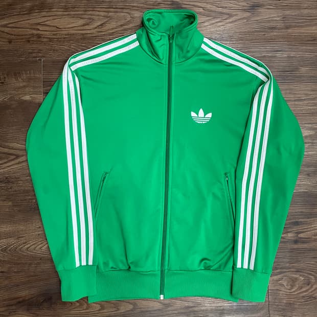 아디다스 파이어버드 트랙탑 져지 그린 