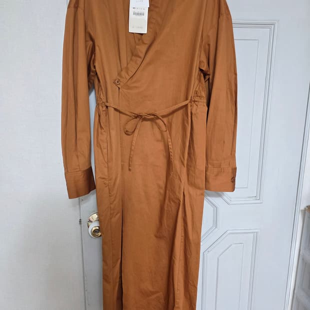 [새제품] 자라 랩 셔츠 롱 원피스