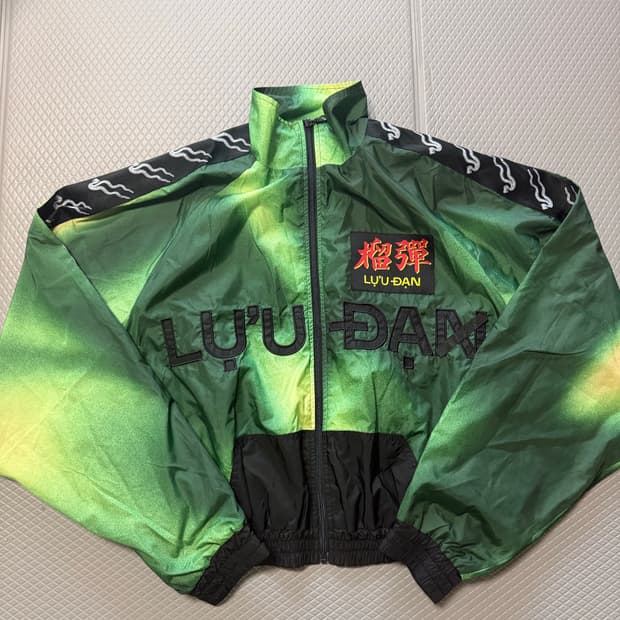 (M) LUU DAN 루단 트랙 수트 초판 그레디언트 그린