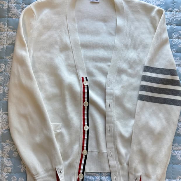 톰브라운 밀라노 스티치 가디건 4 백화점판