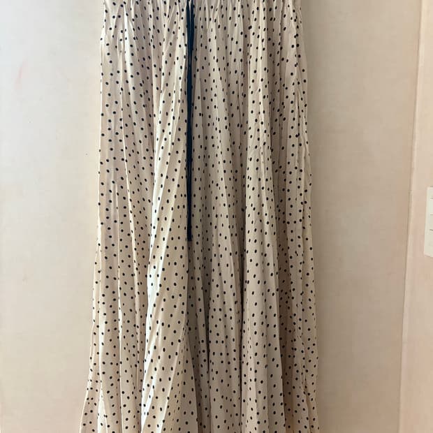 ZARA 도트 롱스커트