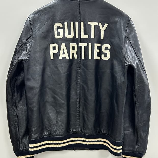 와코 마리아(Wacko Maria) 레더 바시티 자켓