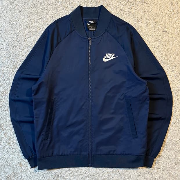 나이키 NIKE 우븐 플레이어스 봄버 자켓 네이비