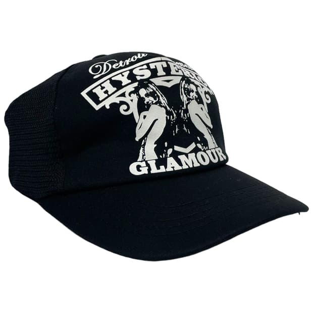 히스테릭글래머 메쉬 로고 볼캡 모자
