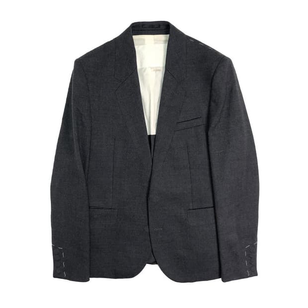 2012 H&M 메종 마르지엘라 페이크 울 블레이저 46