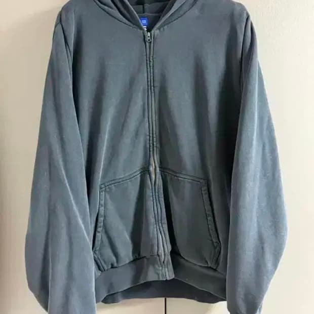 이지 갭 14 포에틱 블랙 후드 집업 XL사이즈 끈없