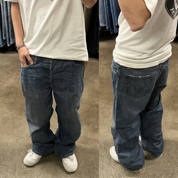 00s 리바이스567 루즈 부츠컷 (37“)