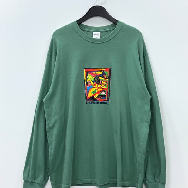 디스이즈네버댓 그래픽 롱슬리브 XL