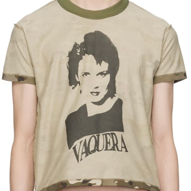Vaquera camo insideout t shirt L
