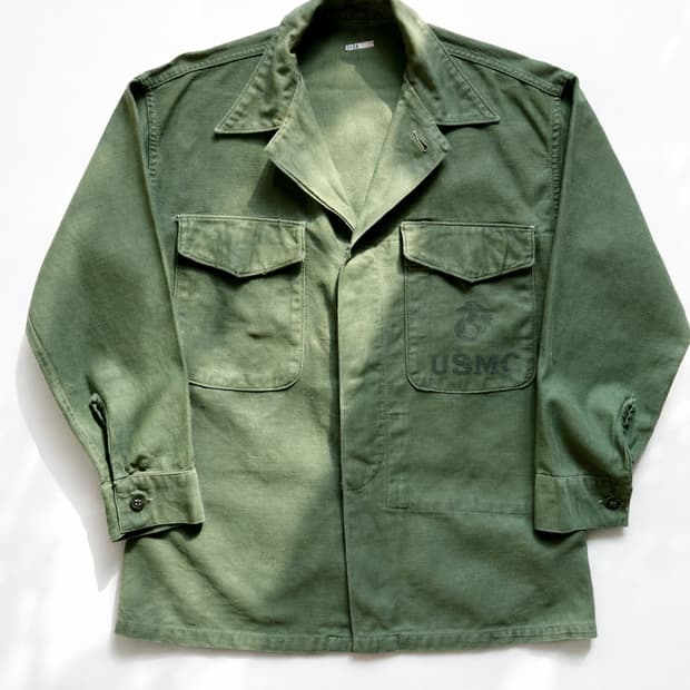 50's USMC P-56 유틸리티 셔츠 34(95) #2
