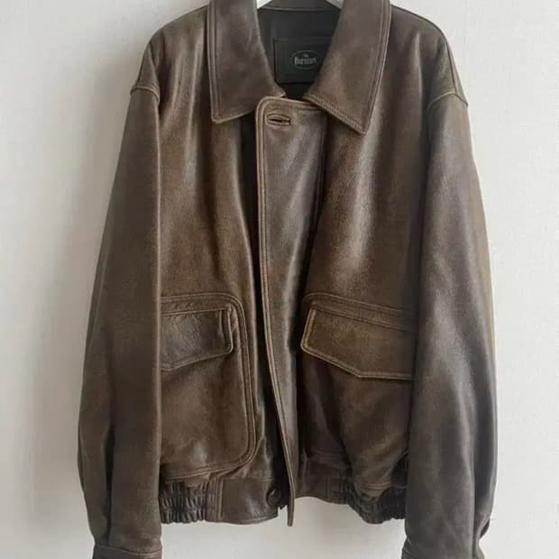 더바넷 리얼레더 a-2 자켓