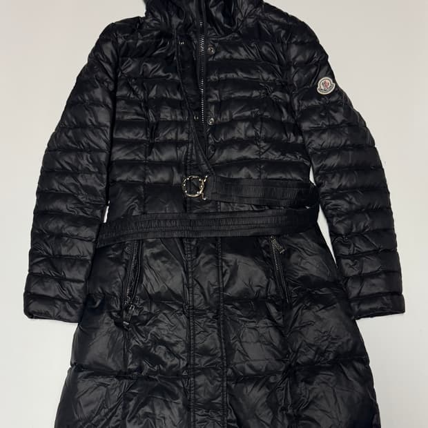 여성 몽클레어 커스텀 리메이크 벨티드 다운 롱패딩