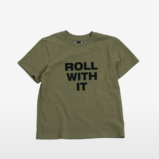 ERTR Roll With It T-Shirt Khaki S