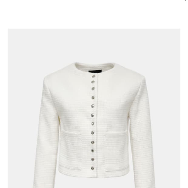 노카라 트위드 자켓