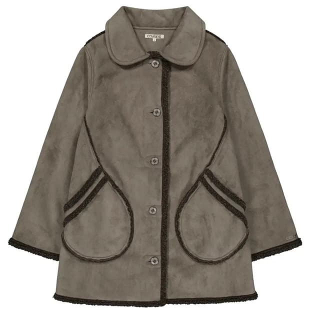 코이세이오 스웨이드 자켓 무스탕 브라운 2