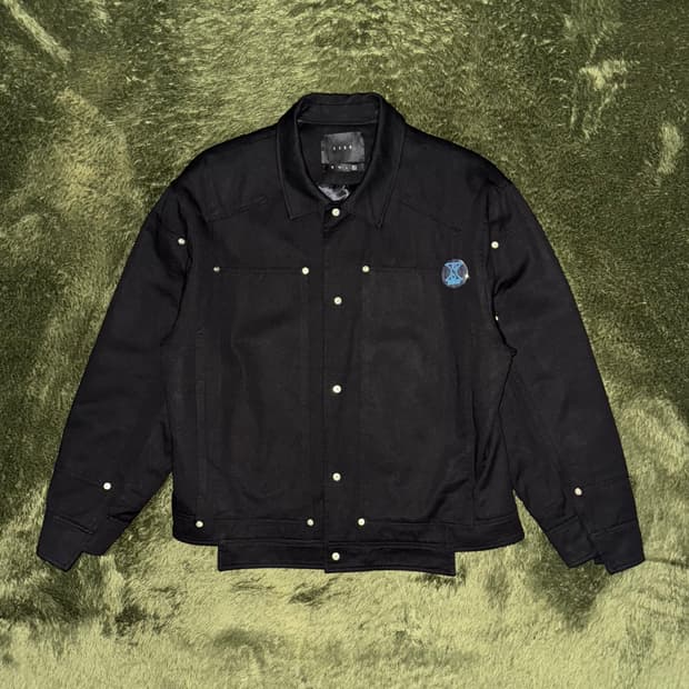 [XL] IISE 이세 21FW 퀼티드 리벳 자켓 블랙 (뱃지 동봉)