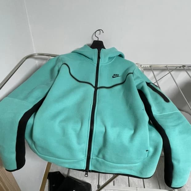 나이키 테크 플리스(테크팩) 민트 셋업