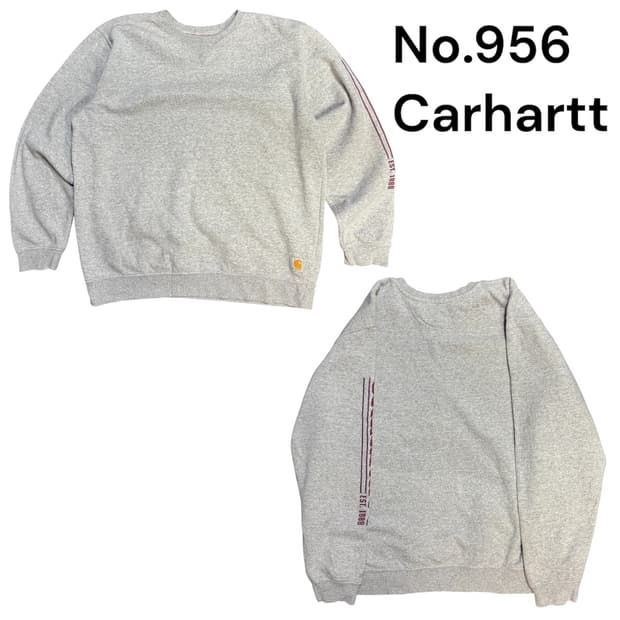 00s 칼하트 오버핏 스웻셔츠 그레이 맨투맨