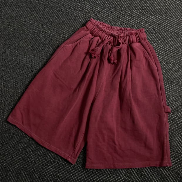 Mujeun 카펜터 스웻 버뮤다 트레이닝 팬츠y 4292