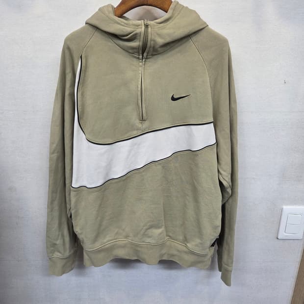 나이키 빅스우시 하프집업 사이드포켓 후드티 M