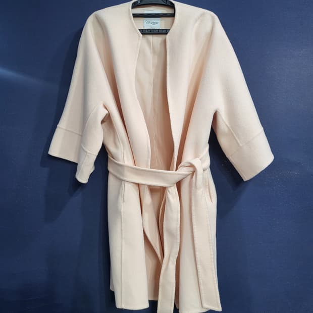 쥬크 캐시미어 벨티드 코트