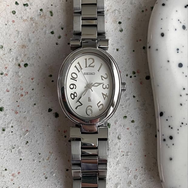 Seiko 세이코 lk 루키아 오벌 쿼츠 레이디스