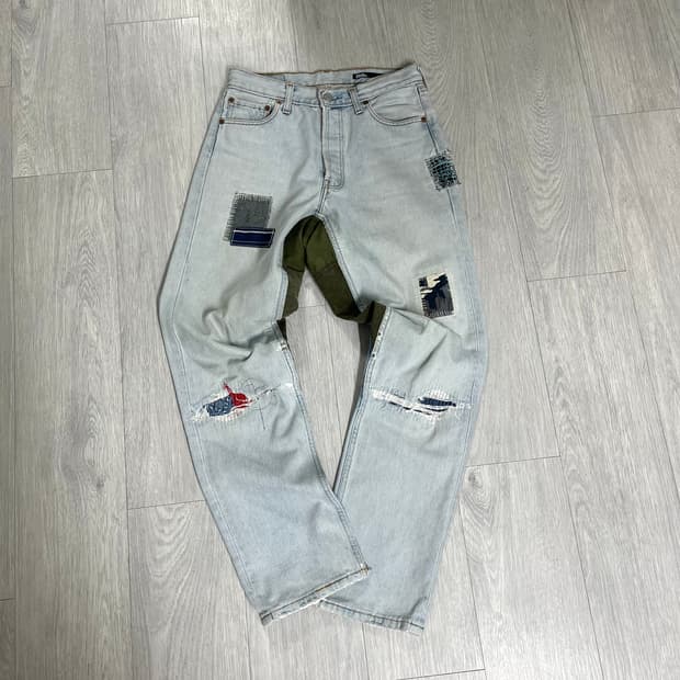 ATELIER & REPAIRS 리바이스 리메이크 데님 팬츠