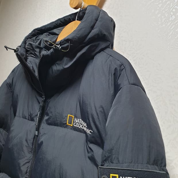 [xl/105] 내셔널지오그래픽 블랙 다운패딩