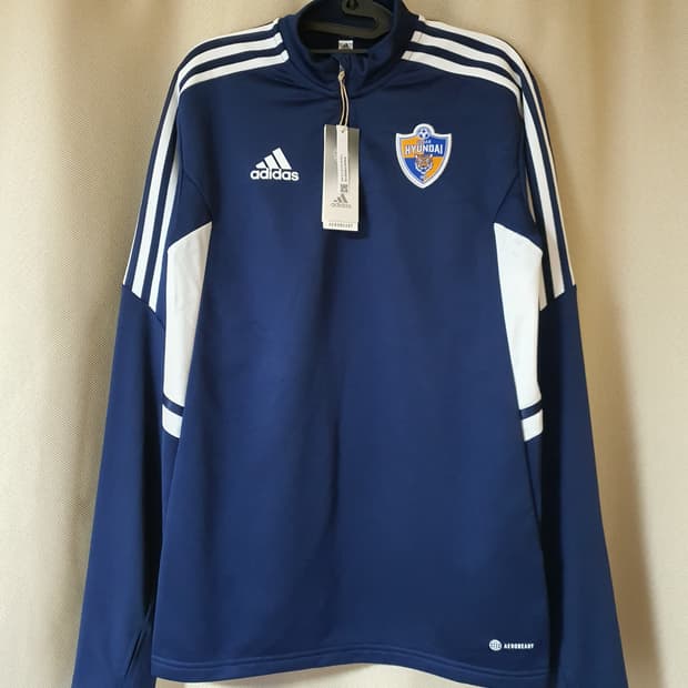 (새상품) 아디다스 울산 현대 트레이닝 하프 집업 져지 90